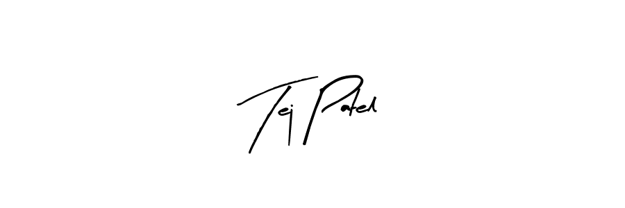 How to make Tej Patel signature? Arty Signature is a professional autograph style. Create handwritten signature for Tej Patel name. Tej Patel signature style 8 images and pictures png