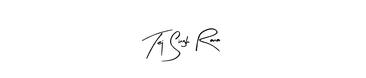 Design your own signature with our free online signature maker. With this signature software, you can create a handwritten (Arty Signature) signature for name Tej Singh Rana. Tej Singh Rana signature style 8 images and pictures png