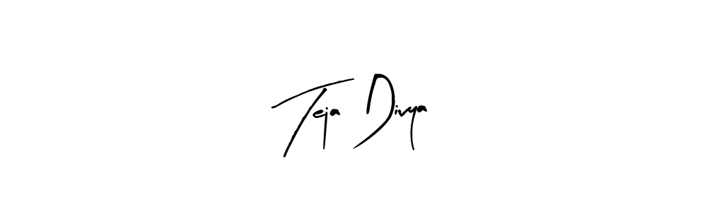 Make a beautiful signature design for name Teja Divya. Use this online signature maker to create a handwritten signature for free. Teja Divya signature style 8 images and pictures png