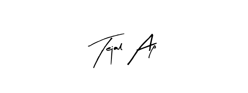 Use a signature maker to create a handwritten signature online. With this signature software, you can design (Arty Signature) your own signature for name Tejal Ap. Tejal Ap signature style 8 images and pictures png