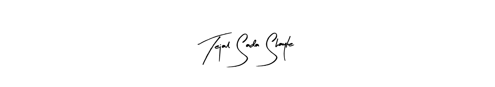 You should practise on your own different ways (Arty Signature) to write your name (Tejal Sada Shayte) in signature. don't let someone else do it for you. Tejal Sada Shayte signature style 8 images and pictures png