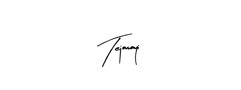 Use a signature maker to create a handwritten signature online. With this signature software, you can design (Arty Signature) your own signature for name Tejamayi. Tejamayi signature style 8 images and pictures png