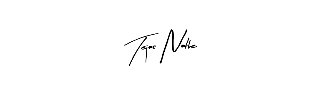How to make Tejas Nathe signature? Arty Signature is a professional autograph style. Create handwritten signature for Tejas Nathe name. Tejas Nathe signature style 8 images and pictures png