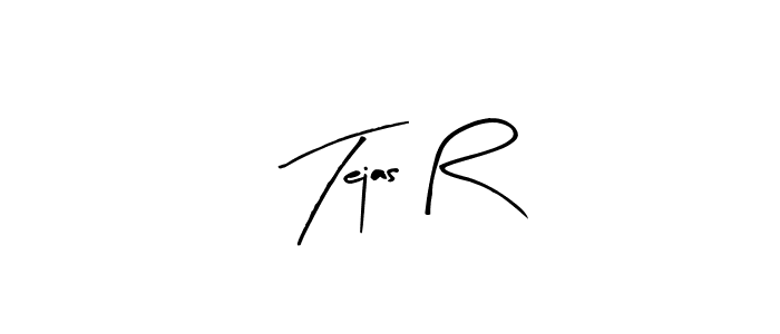 Similarly Arty Signature is the best handwritten signature design. Signature creator online .You can use it as an online autograph creator for name Tejas R. Tejas R signature style 8 images and pictures png