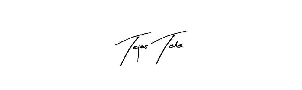 Use a signature maker to create a handwritten signature online. With this signature software, you can design (Arty Signature) your own signature for name Tejas Tele. Tejas Tele signature style 8 images and pictures png