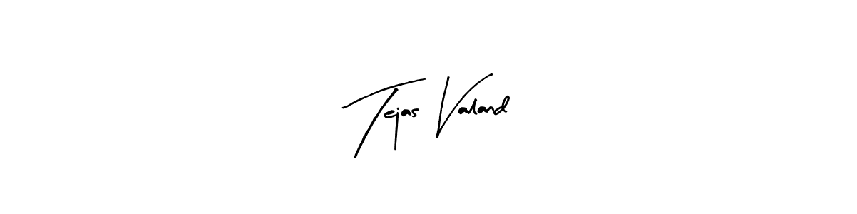How to make Tejas Valand signature? Arty Signature is a professional autograph style. Create handwritten signature for Tejas Valand name. Tejas Valand signature style 8 images and pictures png