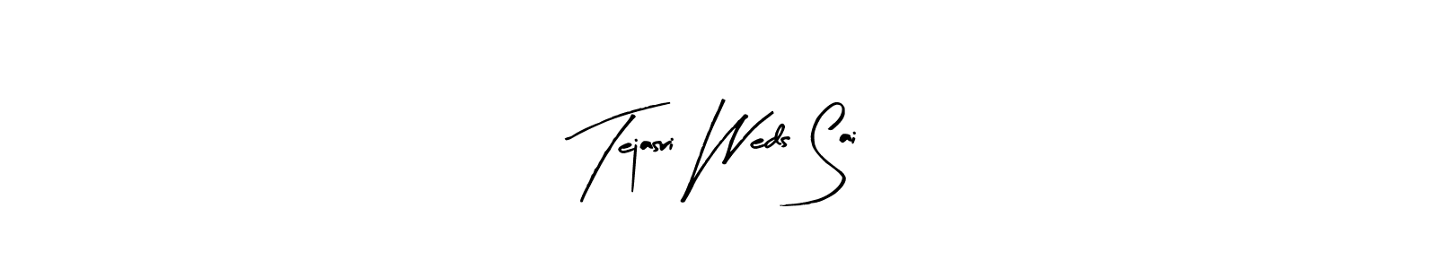 You can use this online signature creator to create a handwritten signature for the name Tejasri Weds Sai. This is the best online autograph maker. Tejasri Weds Sai signature style 8 images and pictures png