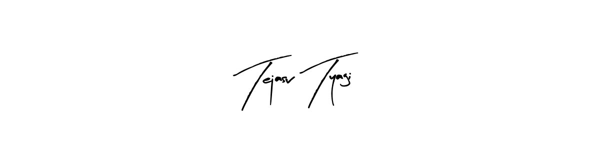 Make a beautiful signature design for name Tejasv Tyagi. With this signature (Arty Signature) style, you can create a handwritten signature for free. Tejasv Tyagi signature style 8 images and pictures png