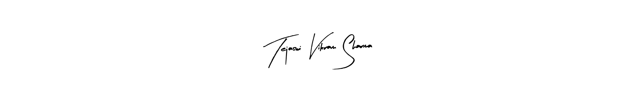 How to make Tejaswi Vikram Sharma signature? Arty Signature is a professional autograph style. Create handwritten signature for Tejaswi Vikram Sharma name. Tejaswi Vikram Sharma signature style 8 images and pictures png