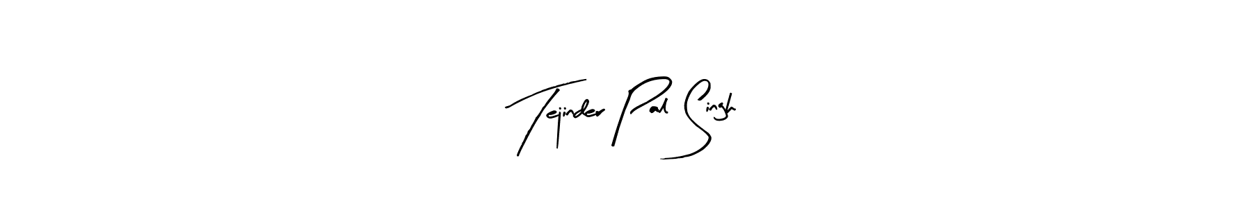 Arty Signature is a professional signature style that is perfect for those who want to add a touch of class to their signature. It is also a great choice for those who want to make their signature more unique. Get Tejinder Pal Singh name to fancy signature for free. Tejinder Pal Singh signature style 8 images and pictures png