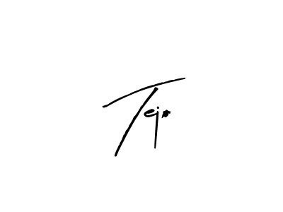 Use a signature maker to create a handwritten signature online. With this signature software, you can design (Arty Signature) your own signature for name Tejo. Tejo signature style 8 images and pictures png