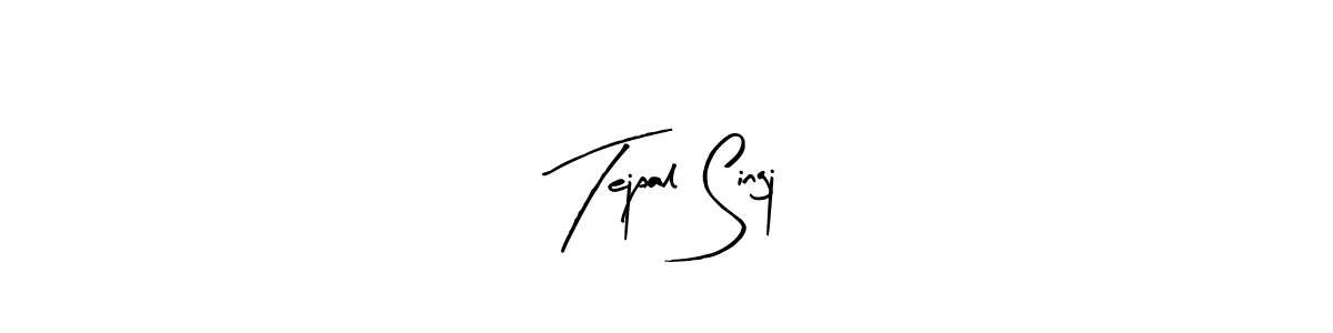 Create a beautiful signature design for name Tejpal Singj. With this signature (Arty Signature) fonts, you can make a handwritten signature for free. Tejpal Singj signature style 8 images and pictures png