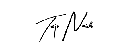 The best way (Arty Signature) to make a short signature is to pick only two or three words in your name. For converting this name Teju Naidu. Teju Naidu signature style 8 images and pictures png