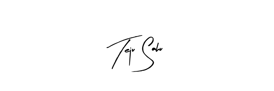 Make a beautiful signature design for name Teju Sahu. Use this online signature maker to create a handwritten signature for free. Teju Sahu signature style 8 images and pictures png
