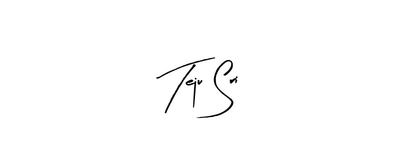 Design your own signature with our free online signature maker. With this signature software, you can create a handwritten (Arty Signature) signature for name Teju Sri. Teju Sri signature style 8 images and pictures png