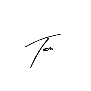 Design your own signature with our free online signature maker. With this signature software, you can create a handwritten (Arty Signature) signature for name Tem. Tem signature style 8 images and pictures png