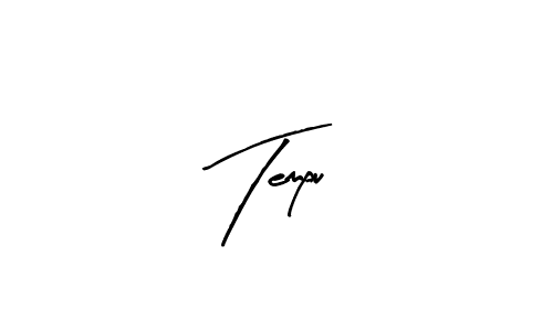 Design your own signature with our free online signature maker. With this signature software, you can create a handwritten (Arty Signature) signature for name Tempu. Tempu signature style 8 images and pictures png