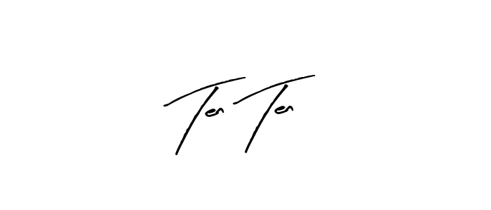 How to make Ten Ten name signature. Use Arty Signature style for creating short signs online. This is the latest handwritten sign. Ten Ten signature style 8 images and pictures png