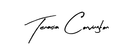 Achieve flawless digital penmanship with Tenasia Convington name in Arty Signature font. The perfect tool for creating online signatures. Tenasia Convington signature style 8 images and pictures png