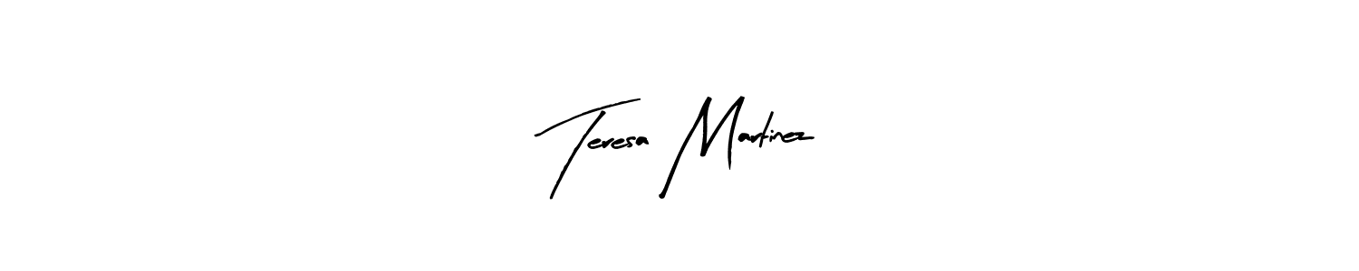 Similarly Arty Signature is the best handwritten signature design. Signature creator online .You can use it as an online autograph creator for name Teresa Martinez. Teresa Martinez signature style 8 images and pictures png