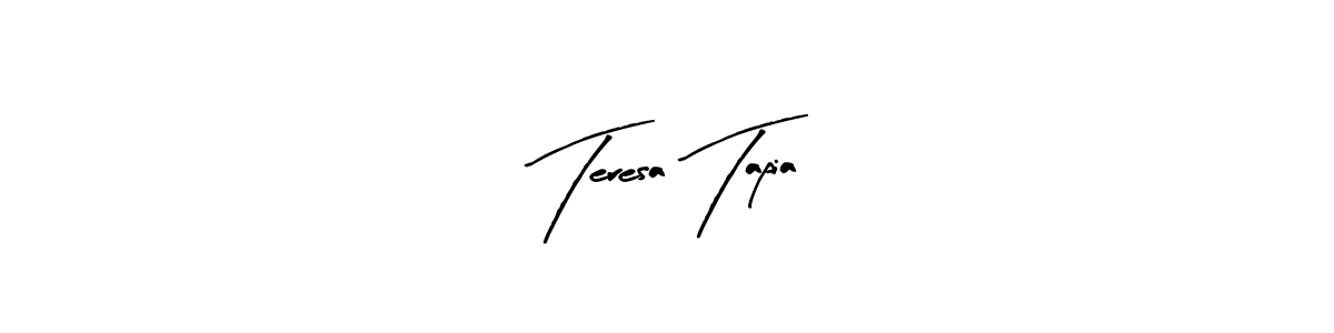 It looks lik you need a new signature style for name Teresa Tapia. Design unique handwritten (Arty Signature) signature with our free signature maker in just a few clicks. Teresa Tapia signature style 8 images and pictures png