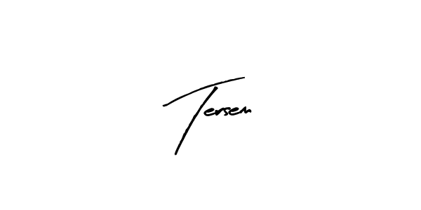 Design your own signature with our free online signature maker. With this signature software, you can create a handwritten (Arty Signature) signature for name Tersem. Tersem signature style 8 images and pictures png