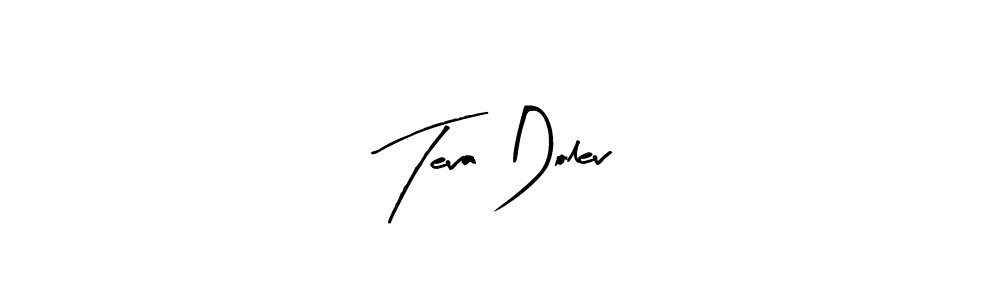 The best way (Arty Signature) to make a short signature is to pick only two or three words in your name. The name Teva Dolev include a total of six letters. For converting this name. Teva Dolev signature style 8 images and pictures png