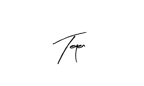 Similarly Arty Signature is the best handwritten signature design. Signature creator online .You can use it as an online autograph creator for name Teyen. Teyen signature style 8 images and pictures png