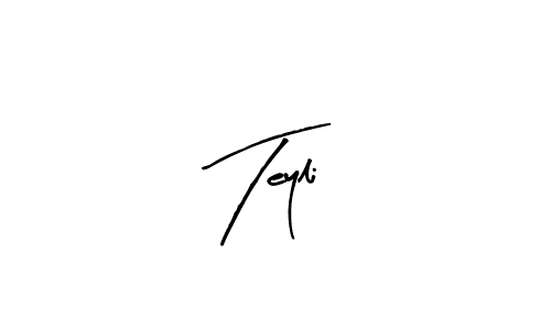 Make a beautiful signature design for name Teyli. With this signature (Arty Signature) style, you can create a handwritten signature for free. Teyli signature style 8 images and pictures png