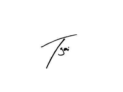 Arty Signature is a professional signature style that is perfect for those who want to add a touch of class to their signature. It is also a great choice for those who want to make their signature more unique. Get Tgai name to fancy signature for free. Tgai signature style 8 images and pictures png