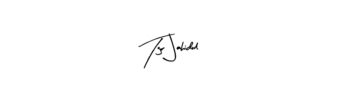 Create a beautiful signature design for name Tgr Jahidul. With this signature (Arty Signature) fonts, you can make a handwritten signature for free. Tgr Jahidul signature style 8 images and pictures png