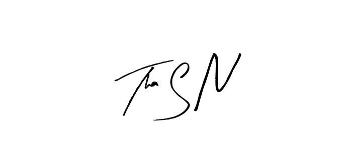 How to make Tha S N signature? Arty Signature is a professional autograph style. Create handwritten signature for Tha S N name. Tha S N signature style 8 images and pictures png