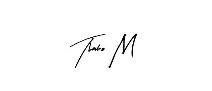 It looks lik you need a new signature style for name Thabo M. Design unique handwritten (Arty Signature) signature with our free signature maker in just a few clicks. Thabo M signature style 8 images and pictures png