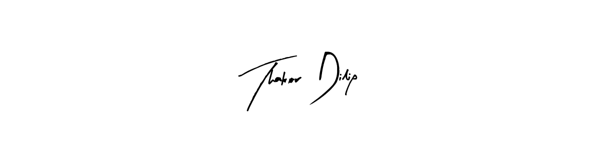 Use a signature maker to create a handwritten signature online. With this signature software, you can design (Arty Signature) your own signature for name Thakor Dilip. Thakor Dilip signature style 8 images and pictures png