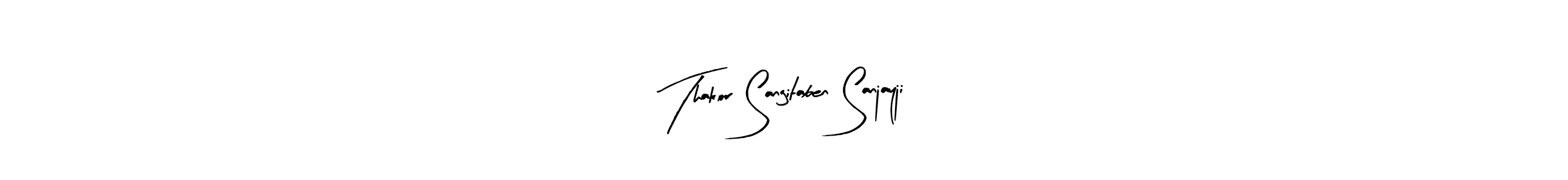 Make a beautiful signature design for name Thakor Sangitaben Sanjayji. Use this online signature maker to create a handwritten signature for free. Thakor Sangitaben Sanjayji signature style 8 images and pictures png