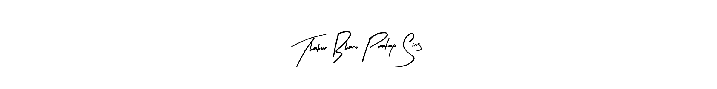 Design your own signature with our free online signature maker. With this signature software, you can create a handwritten (Arty Signature) signature for name Thakur Bhanu Pratap Sing. Thakur Bhanu Pratap Sing signature style 8 images and pictures png