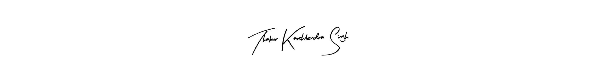 Create a beautiful signature design for name Thakur Kaushlendra Singh. With this signature (Arty Signature) fonts, you can make a handwritten signature for free. Thakur Kaushlendra Singh signature style 8 images and pictures png