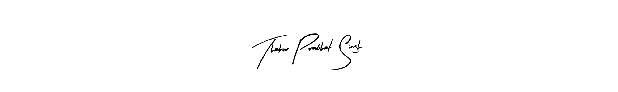 Make a beautiful signature design for name Thakur Prabhat Singh. With this signature (Arty Signature) style, you can create a handwritten signature for free. Thakur Prabhat Singh signature style 8 images and pictures png