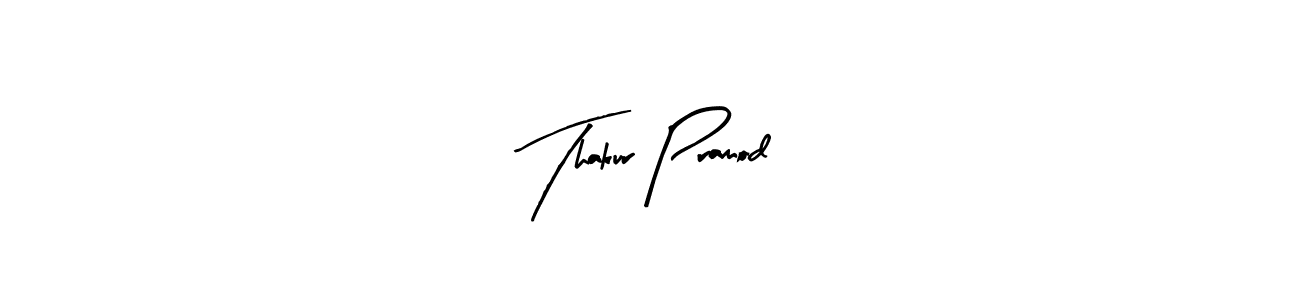 Similarly Arty Signature is the best handwritten signature design. Signature creator online .You can use it as an online autograph creator for name Thakur Pramod. Thakur Pramod signature style 8 images and pictures png