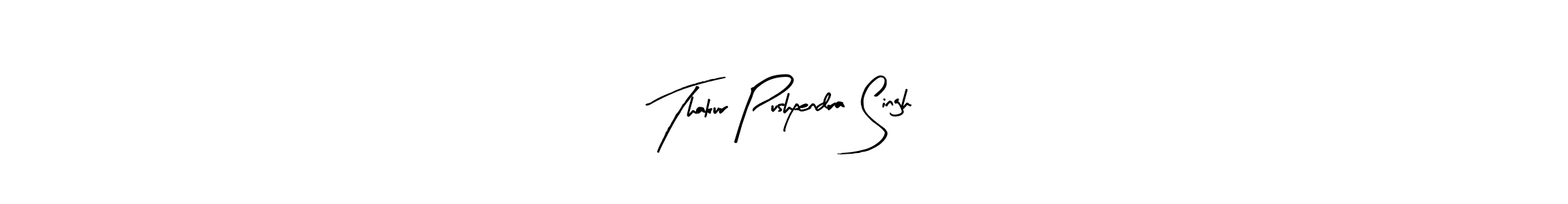 The best way (Arty Signature) to make a short signature is to pick only two or three words in your name. The name Thakur Pushpendra Singh include a total of six letters. For converting this name. Thakur Pushpendra Singh signature style 8 images and pictures png