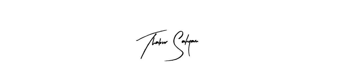 Make a short Thakur Satyam signature style. Manage your documents anywhere anytime using Arty Signature. Create and add eSignatures, submit forms, share and send files easily. Thakur Satyam signature style 8 images and pictures png