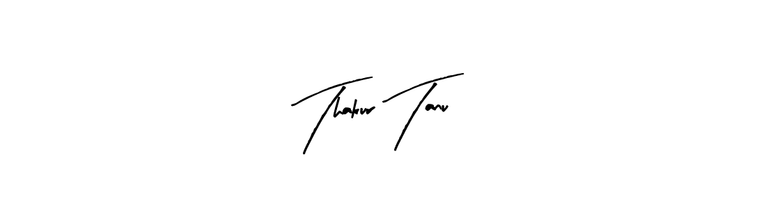 Make a beautiful signature design for name Thakur Tanu. With this signature (Arty Signature) style, you can create a handwritten signature for free. Thakur Tanu signature style 8 images and pictures png