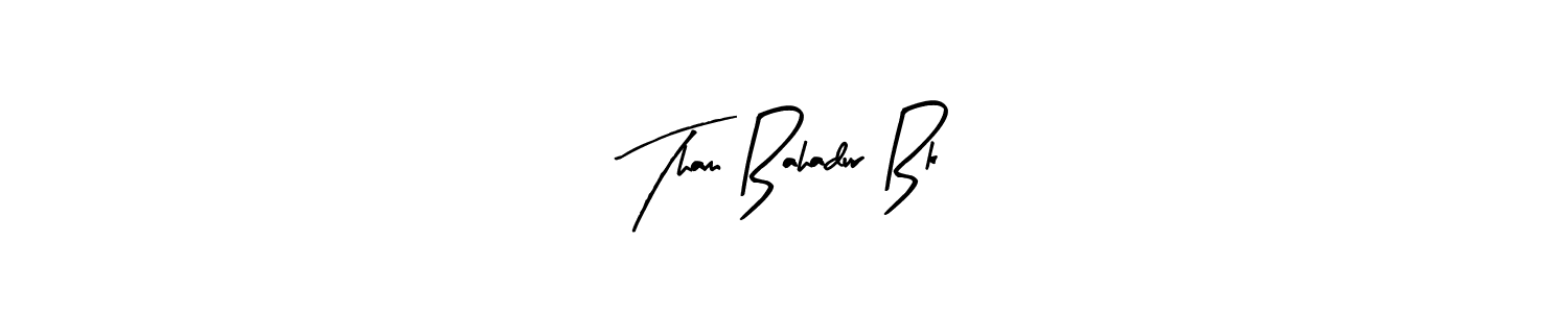 Use a signature maker to create a handwritten signature online. With this signature software, you can design (Arty Signature) your own signature for name Tham Bahadur Bk. Tham Bahadur Bk signature style 8 images and pictures png