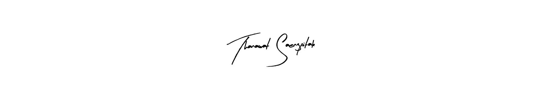 Make a short Thanawat Saengpitak signature style. Manage your documents anywhere anytime using Arty Signature. Create and add eSignatures, submit forms, share and send files easily. Thanawat Saengpitak signature style 8 images and pictures png