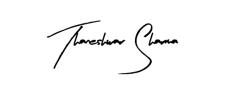 Designed for modern professionals: Thaneshwar Sharma name signature crafted with Arty Signature script. Ready for digital PDF workflows. Thaneshwar Sharma signature style 8 images and pictures png