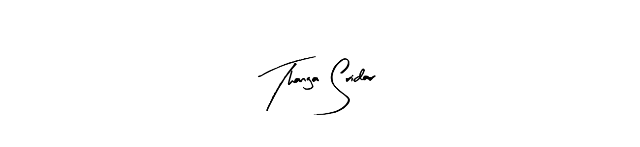 You can use this online signature creator to create a handwritten signature for the name Thanga Sridar. This is the best online autograph maker. Thanga Sridar signature style 8 images and pictures png