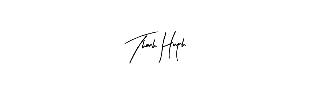 Design your own signature with our free online signature maker. With this signature software, you can create a handwritten (Arty Signature) signature for name Thanh Huynh. Thanh Huynh signature style 8 images and pictures png
