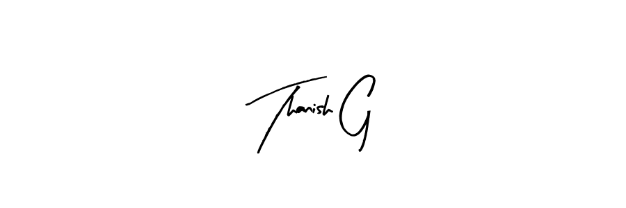 Make a beautiful signature design for name Thanish G. Use this online signature maker to create a handwritten signature for free. Thanish G signature style 8 images and pictures png