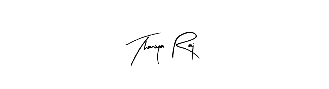 Thaniya Raj stylish signature style. Best Handwritten Sign (Arty Signature) for my name. Handwritten Signature Collection Ideas for my name Thaniya Raj. Thaniya Raj signature style 8 images and pictures png