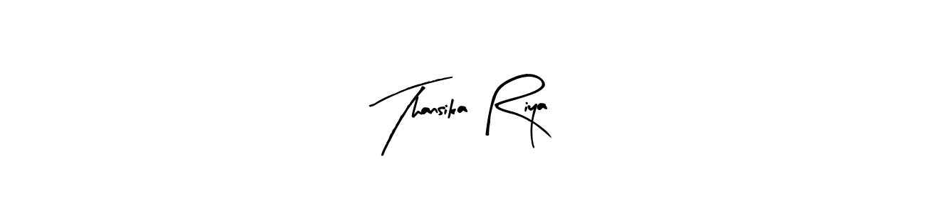 How to Draw Thansika Riya signature style? Arty Signature is a latest design signature styles for name Thansika Riya. Thansika Riya signature style 8 images and pictures png